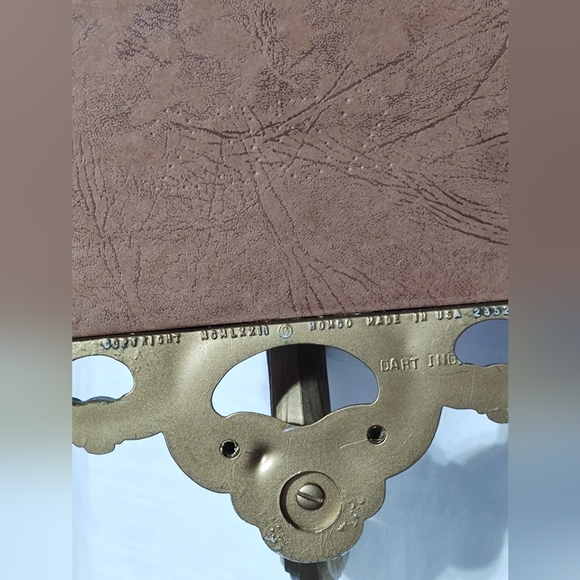 Homco Dart 1972 ornate smokey gray mirrored wall candleholders - Picture 13 of 14